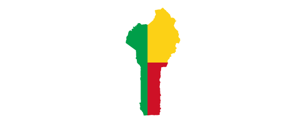 la carte du benin